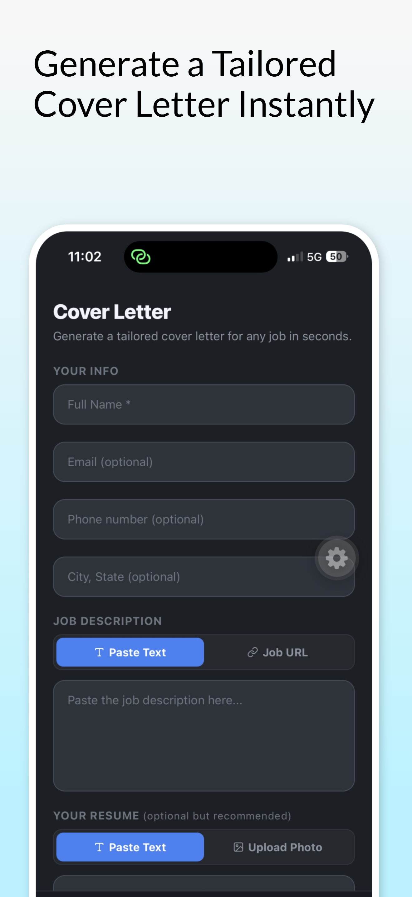 Resume builder